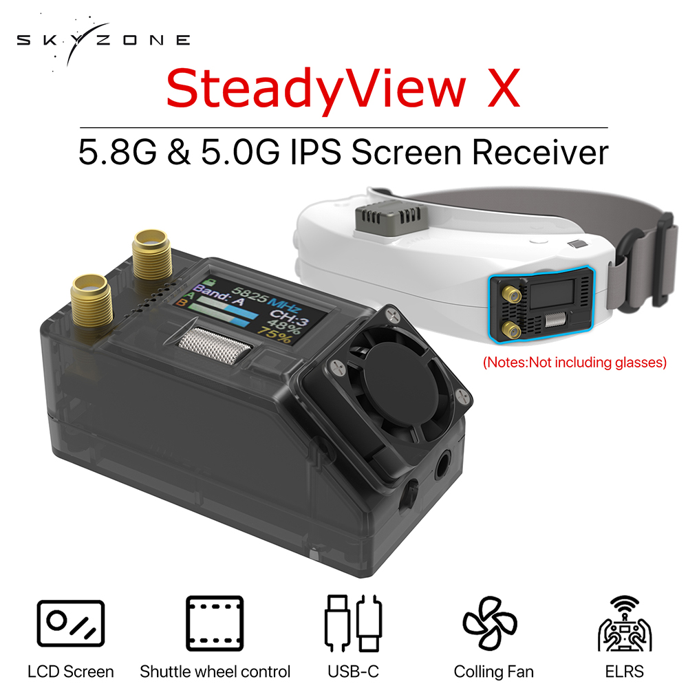 Skyzone Steadyview X Receiver Module - SKYZONE Steadyview X 5/5.8G Módulo receptor
