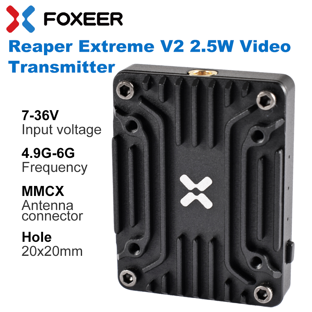 Foxeer 5,8g Reaper Extreme V2  - Foxeer Reaper Extreme 2.5W Vtx reseña y precio