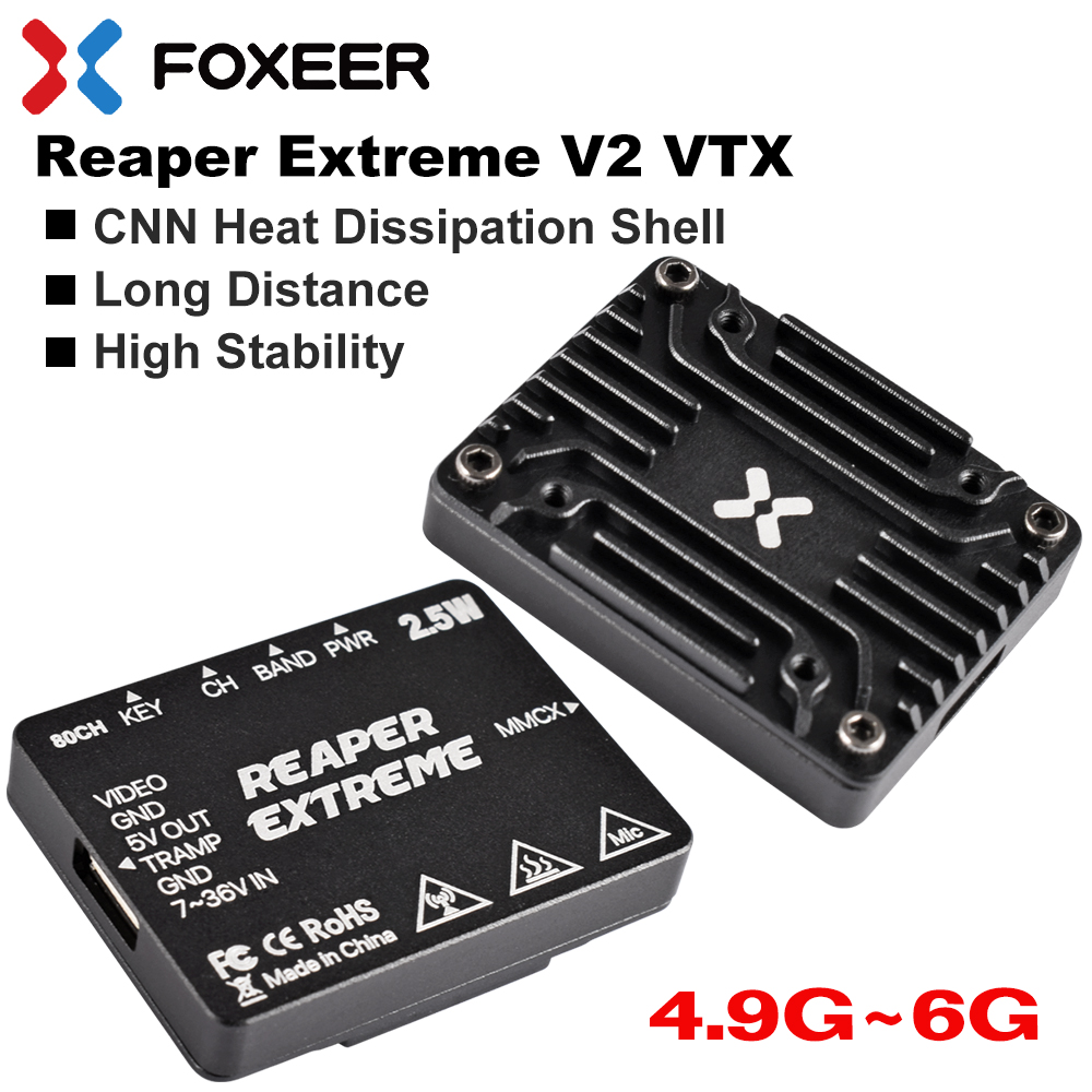 Transmisor de Video FPV Foxeer - Foxeer Reaper Extreme 2.5W Vtx reseña y precio
