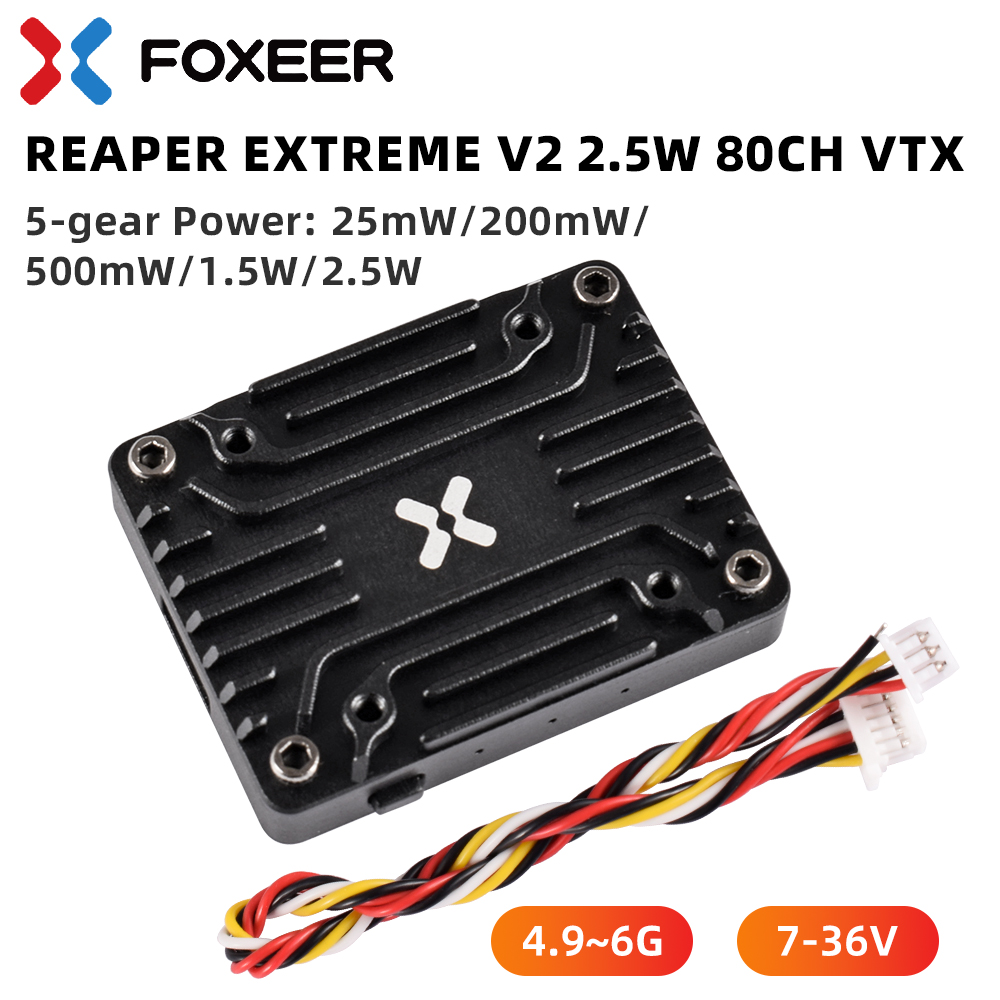 Transmisor de Video FPV Foxeer - Foxeer Reaper Extreme 2.5W Vtx reseña y precio