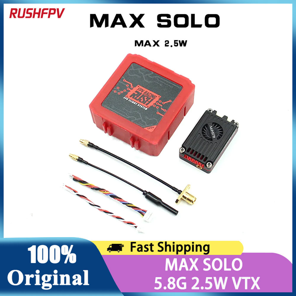 RUSHFPV RUSH MAX SOLO 5.8GHz 2 - Rushfpv Rush Max Solo 5.8G 2.5W Vtx reseña y precio