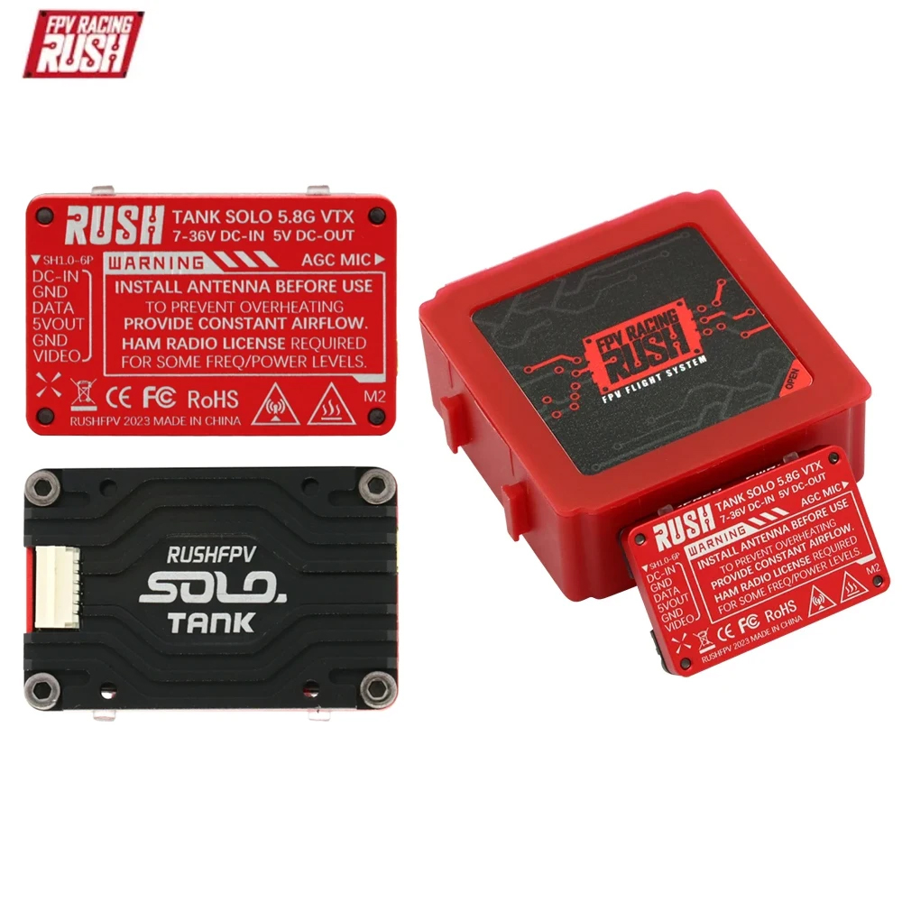RushFPV Rush FPV Max Solo 2.5W - Rushfpv Rush Max Solo 5.8G 2.5W Vtx reseña y precio
